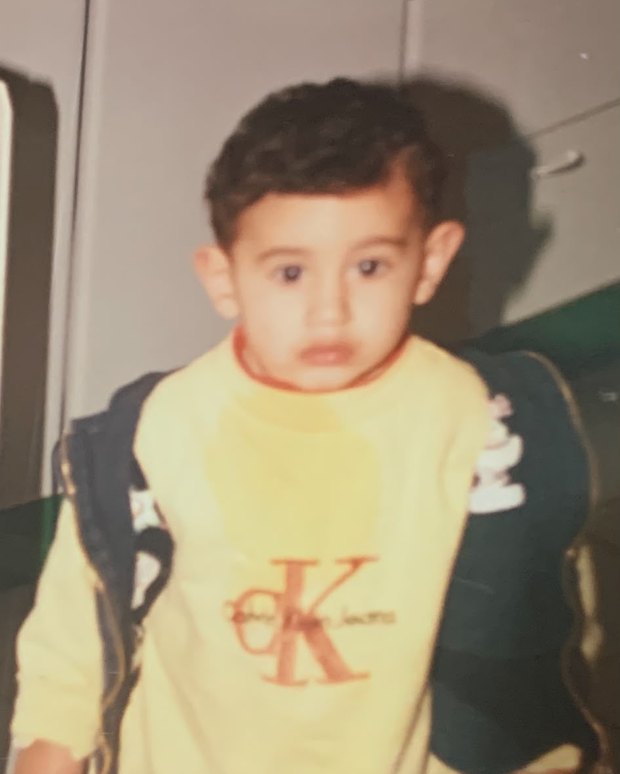 Tamer Pusat as a child
