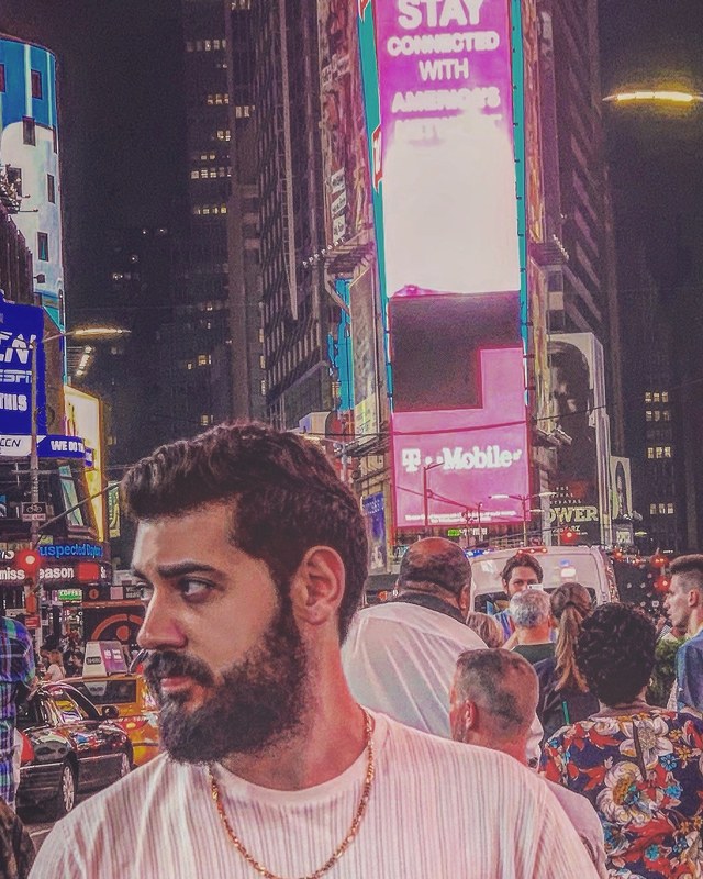 Times Square at night, New York